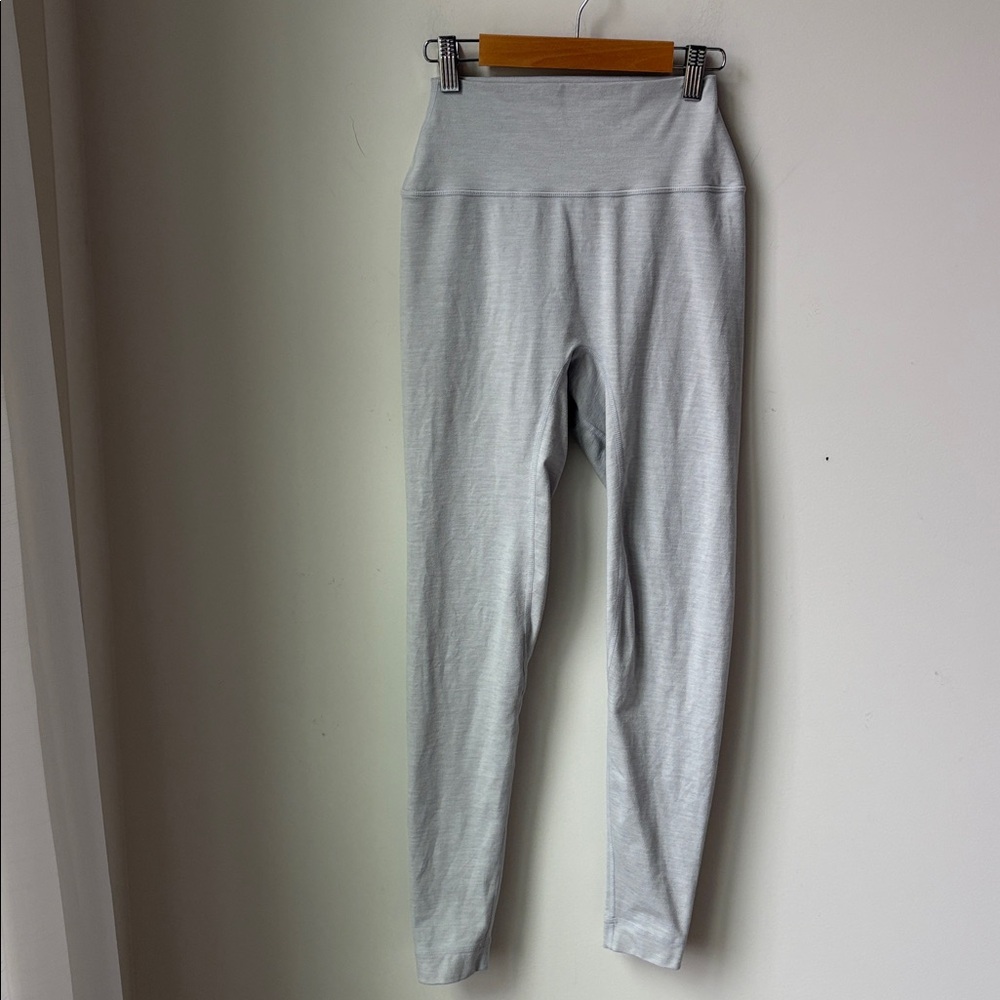 SET Active Formcloud Leggings Light Grey High Waist Athletic Workout Size S
